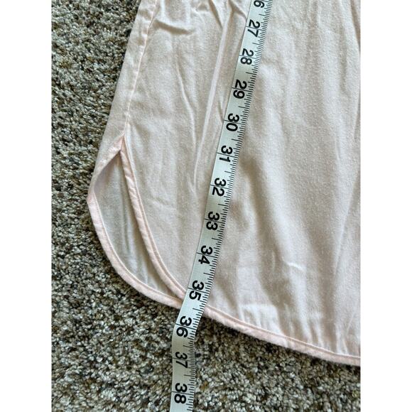 VINTAGE BARBIZON sz M NIGHTGOWN Feathaire Embroidered Lace Donnie Lola PINK F24 - Picture 6 of 9